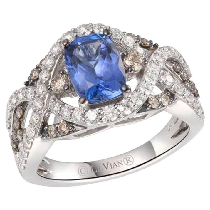 Le Vian Chocolatier Ring mit blauem Beeren-Tansanit und schokoladenbraunen Diamanten