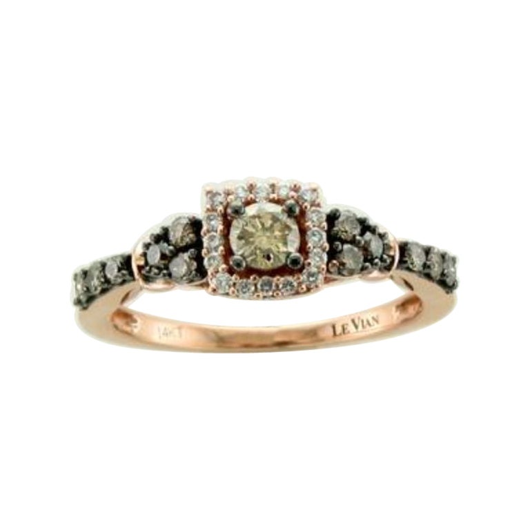 Anillo Le Vian Chocolatier con diamantes de chocolate