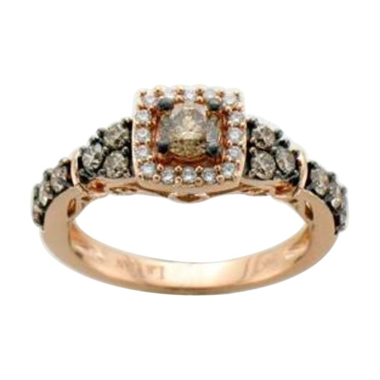 Anillo Le Vian Chocolatier con diamantes de chocolate