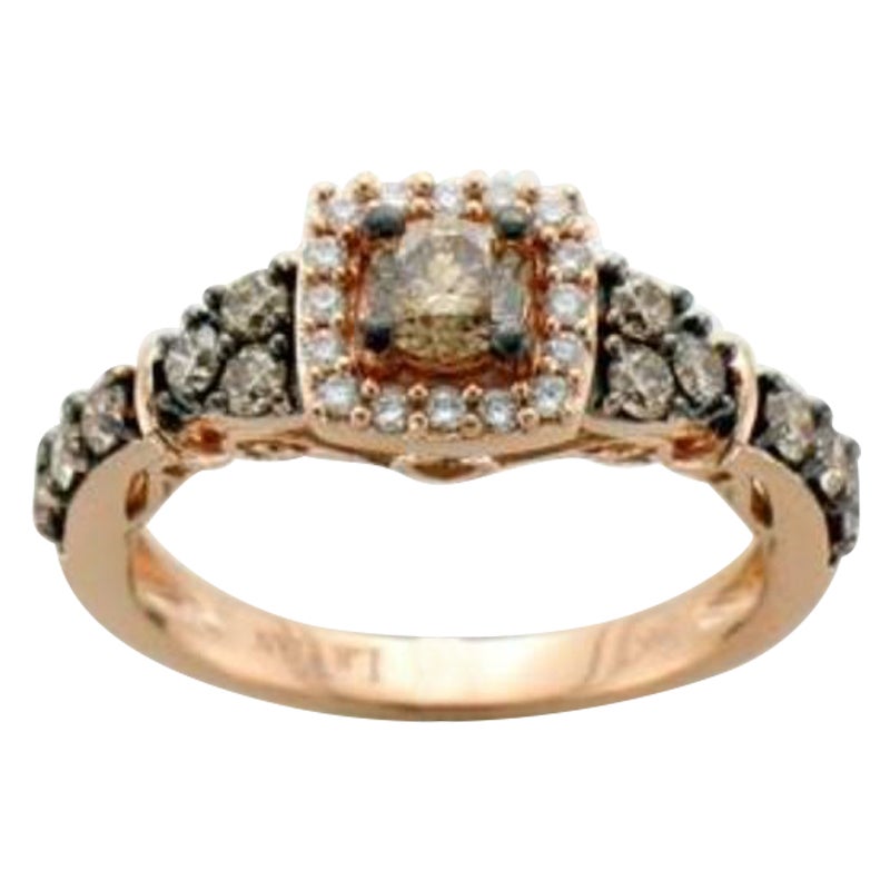 Anillo Le Vian Chocolatier con diamantes de chocolate