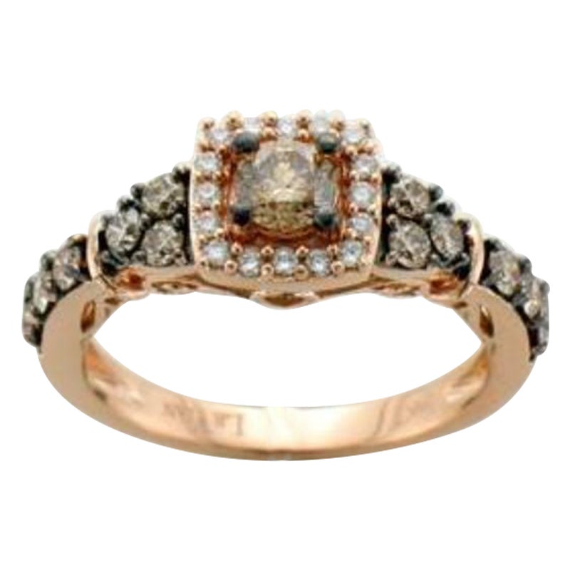 Anillo Le Vian Chocolatier con diamantes de chocolate