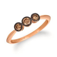 Le Vian Chocolatier Ring featuring Chocolate Diamonds set in 14K Strawberry 