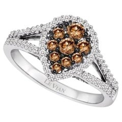 Le Vian Chocolatier Ring Featuring Chocolate Diamonds, Vanilla Diamonds