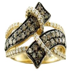 Le Vian Chocolatier Ring featuring Chocolate Diamonds , Vanilla Diamonds set 