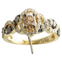 Le Vian Chocolatier Ring mit schokoladenbraunen Diamanten und Vanilla-Diamanten besetzt