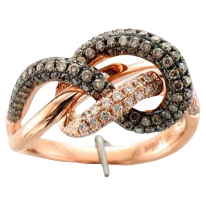 Le Vian Chocolatier Ring Featuring Chocolate Diamonds, Vanilla Diamonds Set For Sale