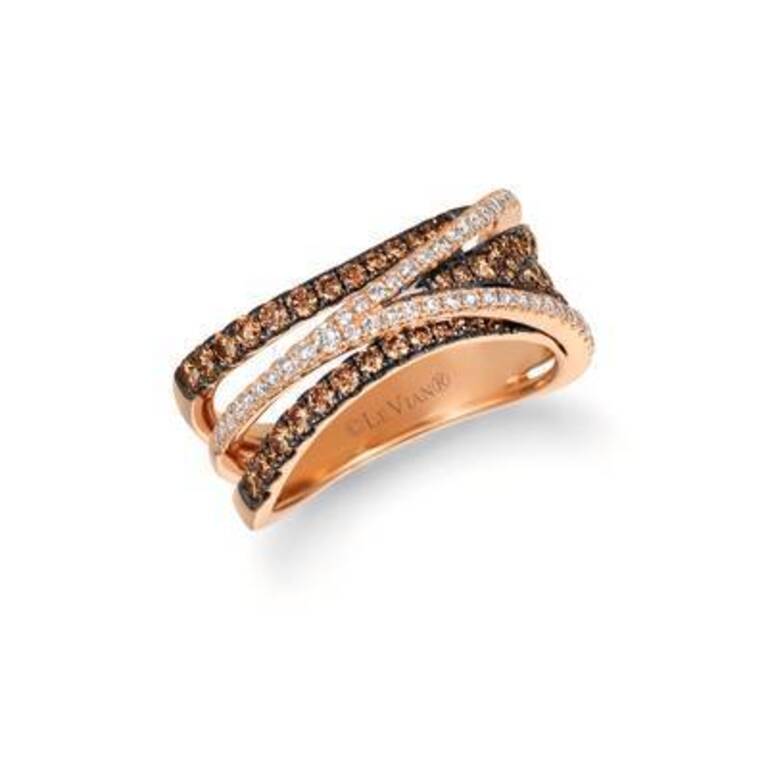 Le Vian Chocolatier Ring Featuring Chocolate Diamonds, Vanilla Diamonds Set