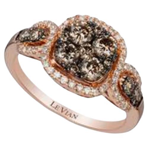 Le Vian Chocolatier Ring featuring Chocolate Diamonds , Vanilla Diamonds set For Sale