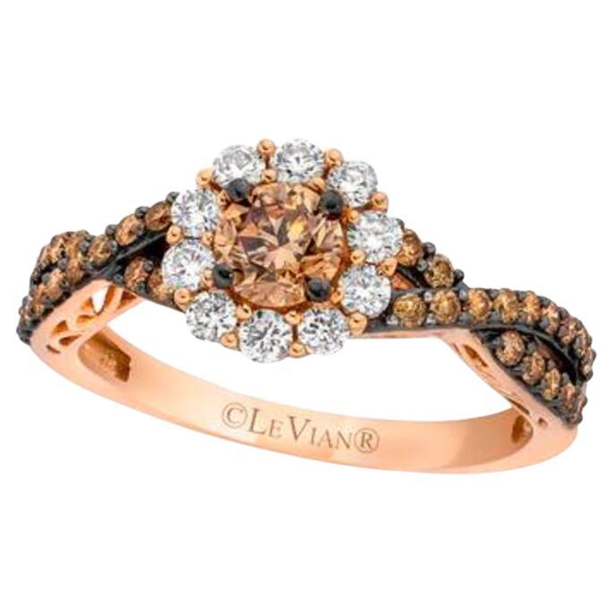 Le Vian Chocolatier Ring Featuring Chocolate Diamonds, Vanilla Diamonds Set For Sale