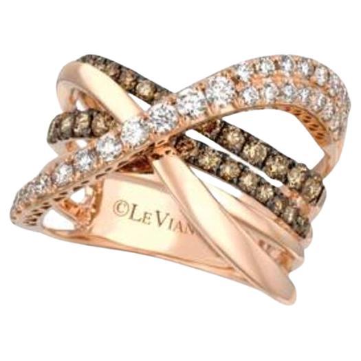 Le Vian Chocolatier Ring mit schokoladenbraunen Diamanten und Vanilla-Diamanten besetzt im Angebot