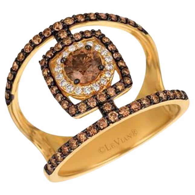 Le Vian Chocolatier Ring featuring Chocolate Diamonds, Vanilla Diamonds set