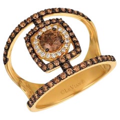 Le Vian Chocolatier Ring featuring Chocolate Diamonds, Vanilla Diamonds set 