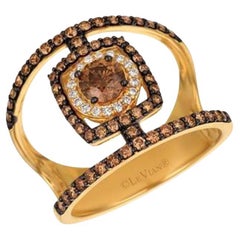 Le Vian Chocolatier Ring featuring Chocolate Diamonds, Vanilla Diamonds set