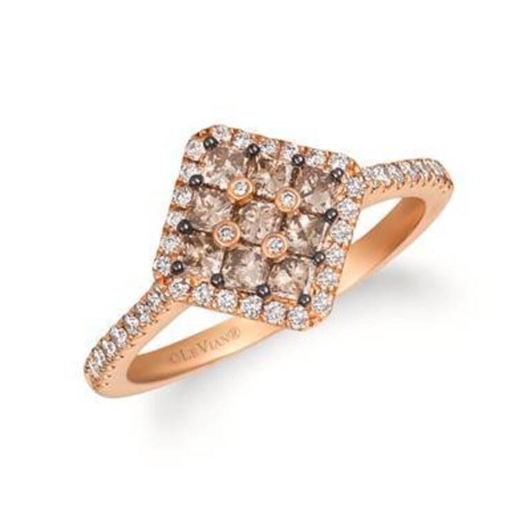 Le Vian Chocolatier Ring Featuring Chocolate Diamonds, Vanilla Diamonds Set