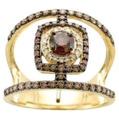 Le Vian Chocolatier Ring featuring Chocolate Diamonds, Vanilla Diamonds set