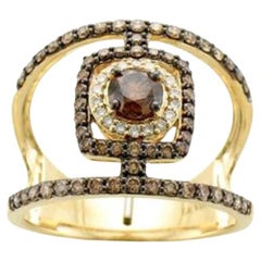 Le Vian Chocolatier Ring featuring Chocolate Diamonds, Vanilla Diamonds set 