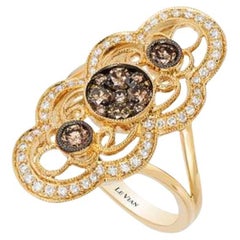 Le Vian Chocolatier Ring Featuring Chocolate Diamonds, Vanilla Diamonds Set