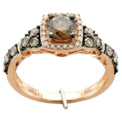 Le Vian Chocolatier Ring featuring Chocolate Diamonds , Vanilla Diamonds set 