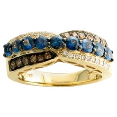 Le Vian Chocolatier Ring Featuring Cornflower Sapphire Chocolate Diamonds