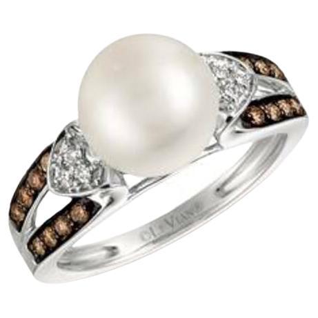 Le Vian Chocolatier Ring Featuring Cts. Vanilla Pearls, 1/6 Cts For Sale