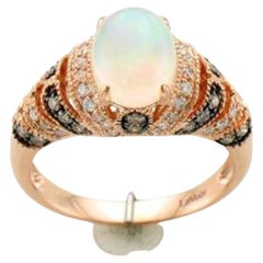 Le Vian Chocolatier Ring mit neopolitanischem Opal und schokoladenbraunen Diamanten