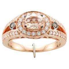 Le Vian Chocolatier Ring Featuring Peach Morganite Chocolate Diamonds