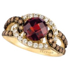 Le Vian Chocolatier Ring Featuring Pomegranate Garnet Chocolate Diamonds