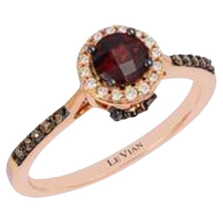 Le Vian Chocolatier Ring Featuring Raspberry Rhodolite Chocolate ...