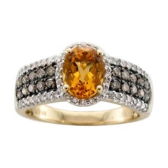 Le Vian Chocolatier Ring featuring Raspberry Rhodolite Chocolate Diamonds