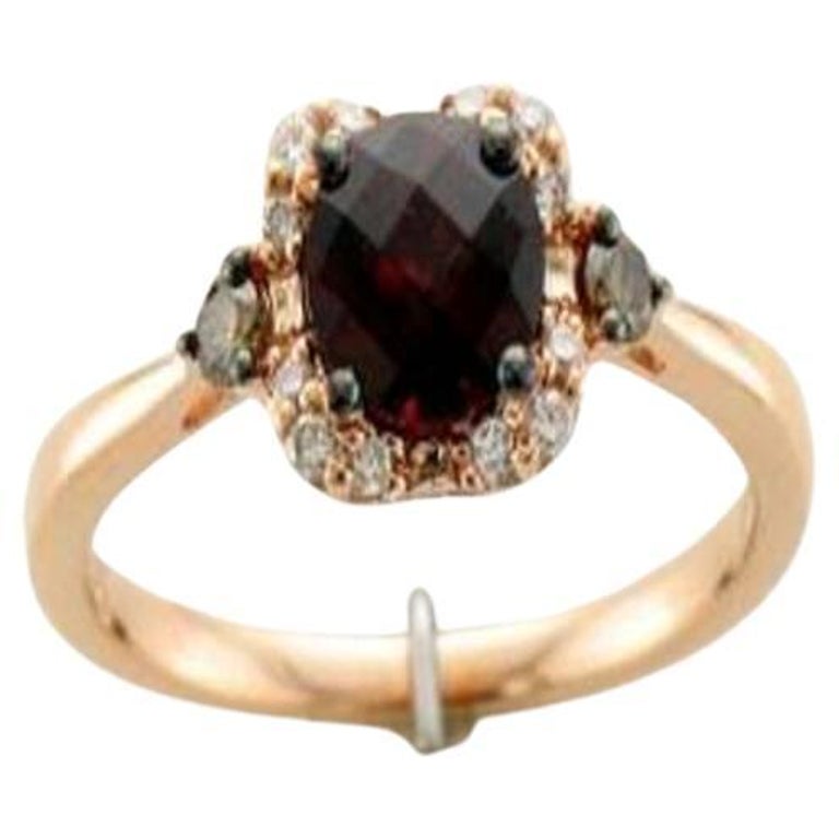 Le Vian Chocolatier Ring Featuring Raspberry Rhodolite Chocolate ...