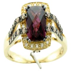 Le Vian Chocolatier Ring Featuring Raspberry Rhodolite Chocolate Diamonds