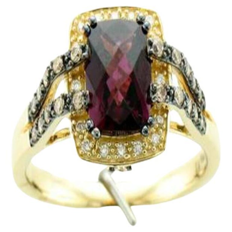 Le Vian Chocolatier Ring Featuring Raspberry Rhodolite Chocolate ...