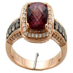 Le Vian Chocolatier Ring Featuring Raspberry Rhodolite Chocolate Diamonds