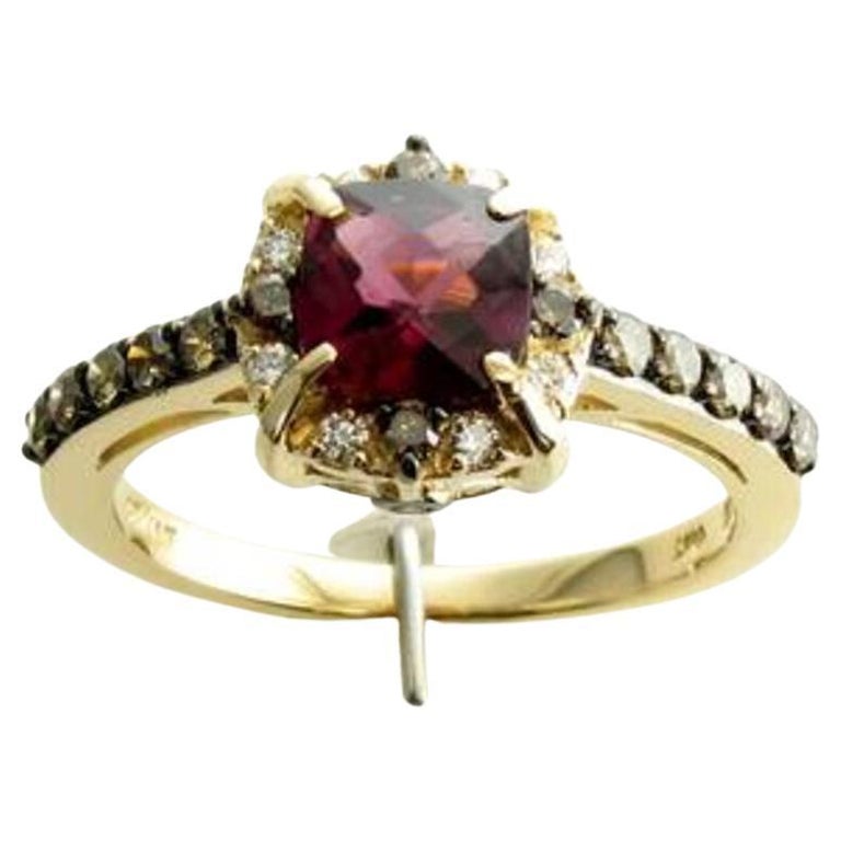 Le Vian Chocolatier Ring Featuring Raspberry Rhodolite Chocolate ...