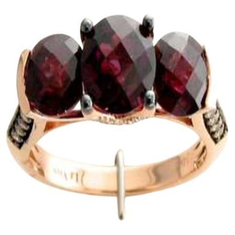 Le Vian Chocolatier Ring Featuring Raspberry Rhodolite Chocolate ...