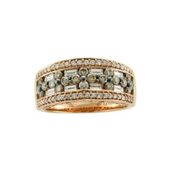 Le Vian Chocolatier Ring aus 14 Karat Gold mit Vanilla- und Schokoladendiamanten