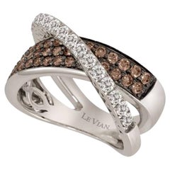 Le Vian Chocolatier Ring Featuring Vanilla Diamonds, Chocolate Diamonds