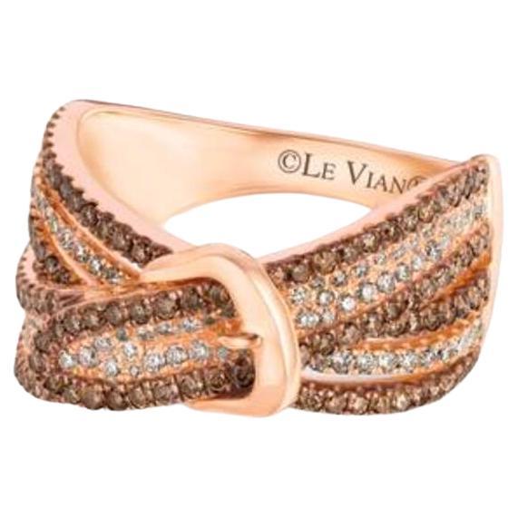 Le Vian Chocolatier Ring Featuring Vanilla Diamonds, Chocolate Diamonds Set For Sale