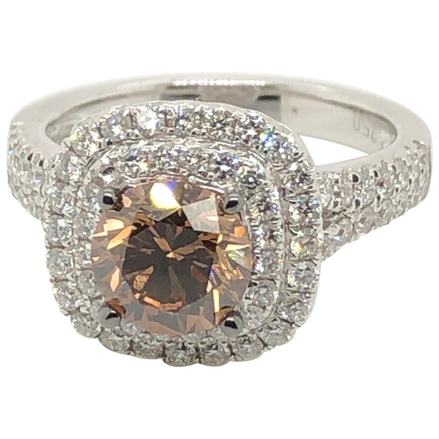 Le Vian Couture 1.5 Carat Chocolate Diamond White Gold Ring For Sale at  1stDibs | levian chocolate diamond ring, chocolate diamond wedding rings,  chocolate diamond rings for sale