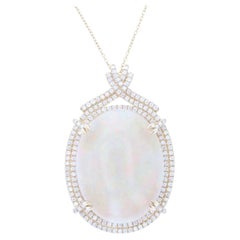 Le Vian Couture Pendant Featuring Neopolitan Opal Chocolate Diamonds