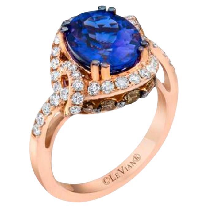 Le Vian Couture Ring mit Blaubeer-Tansanit-Schoko-Diamanten