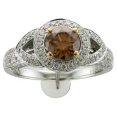 Le Vian Couture Ring mit Schokoladen-Diamanten, Vanille-Diamanten-Set
