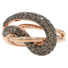 Le Vian Desert Diamond Cluster Band - Anello Looping in oro rosa 14k Rd 1.00ctw