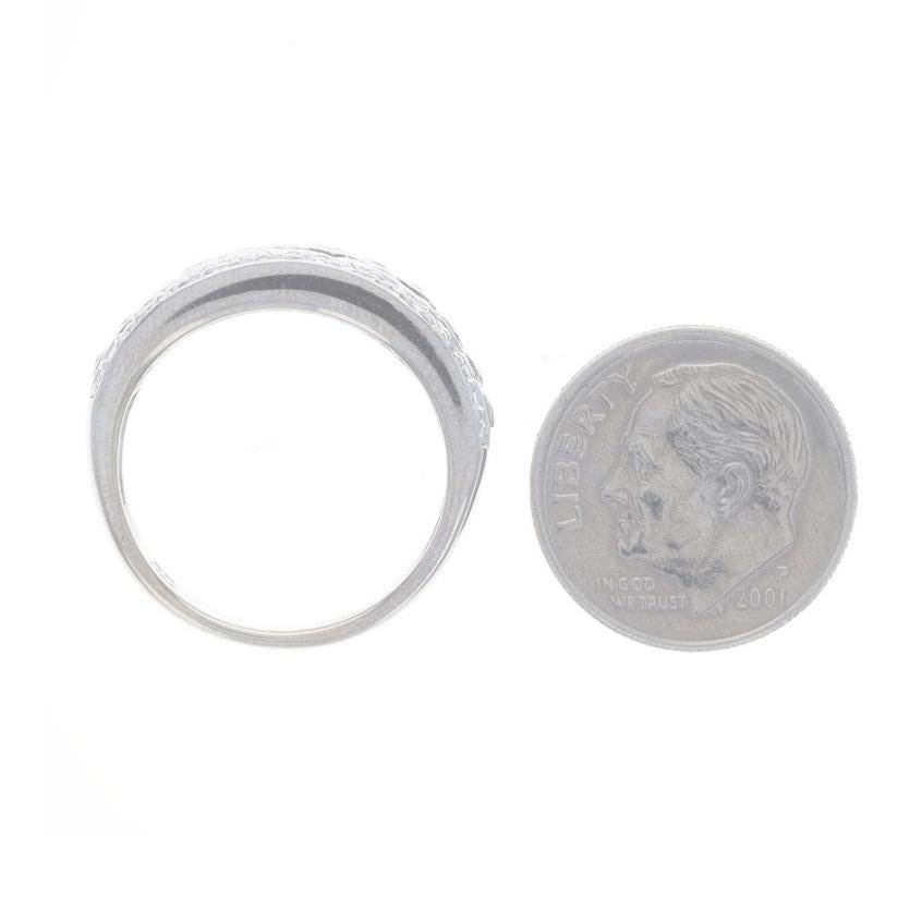 Le Vian Diamond Cluster Cocktail Band - White Gold 14k Round 1.75ctw Ring For Sale 1