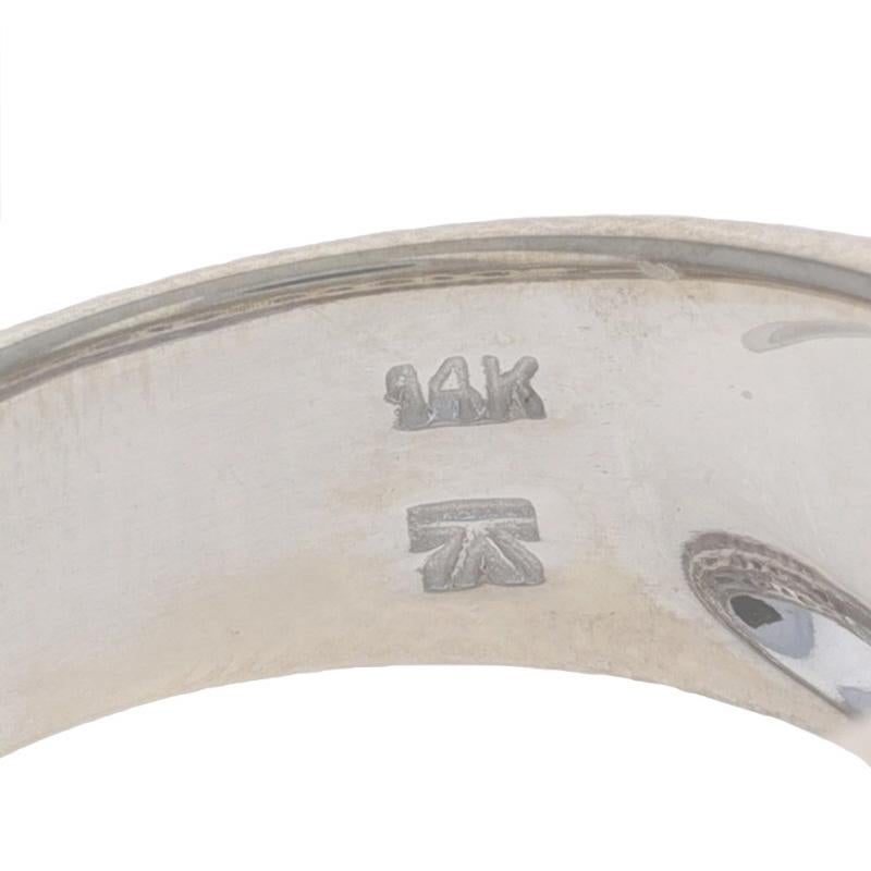Le Vian Diamond Cluster Cocktail Band - White Gold 14k Round 1.75ctw Ring For Sale 3