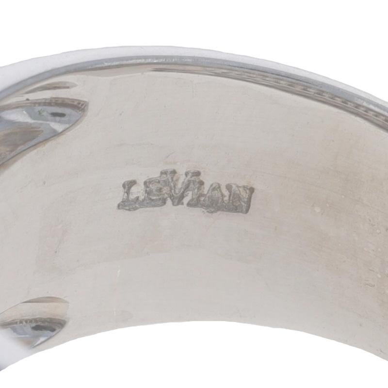 Le Vian Diamond Cluster Cocktail Band - White Gold 18k Bag 1.55ctw Ring Sz 6 3/4 For Sale 2