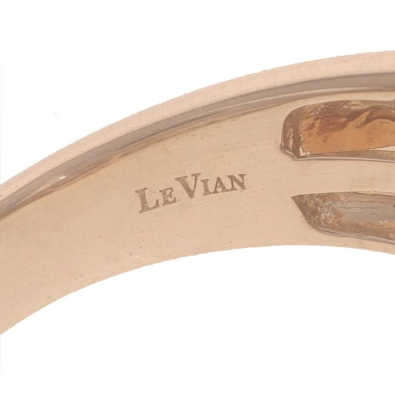 Le Vian Diamond Cluster Cocktail Halo Ring Rose Gold 14k Round 1.25ctw Sz 7 1/4 2