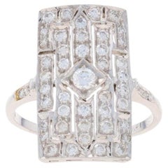 Le Vian Diamond Cluster Cocktail Ring - White Gold 18k Round Brilliant 1.62ctw