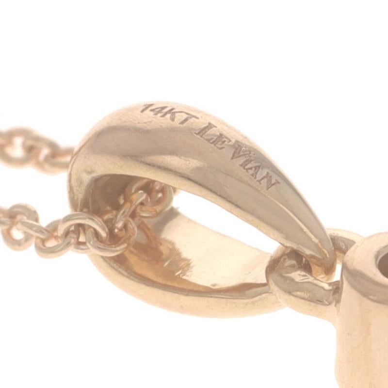 Le Vian - Collana a raggiera con diamanti in oro rosa 14k - Cerchi rotondi da 1,50 carati - Regolare in vendita 2