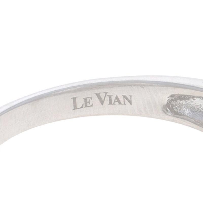 Le Vian Diamond Cluster Halo Ring White Gold 14k Round Brilliant 1.00ctw For Sale 1